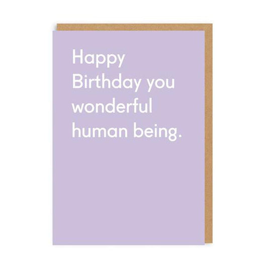 WONDERFUL HUMAN BEING ticket