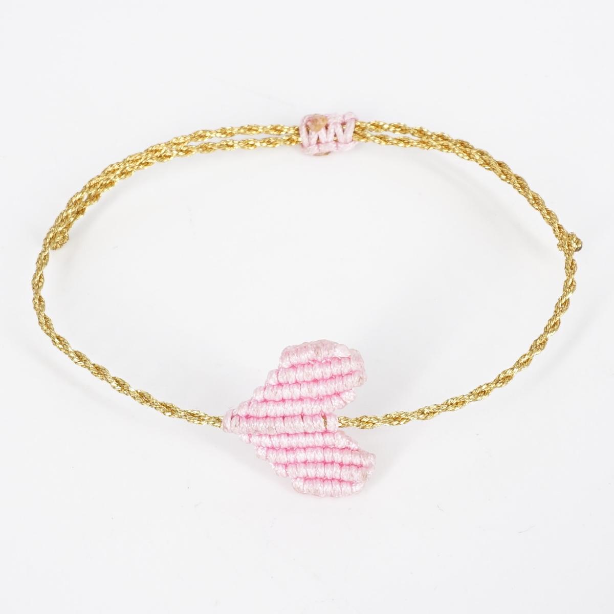 Bracciale CUORE rosa baby BRACCIALE CUORE ROSA BABY NOMADEA 