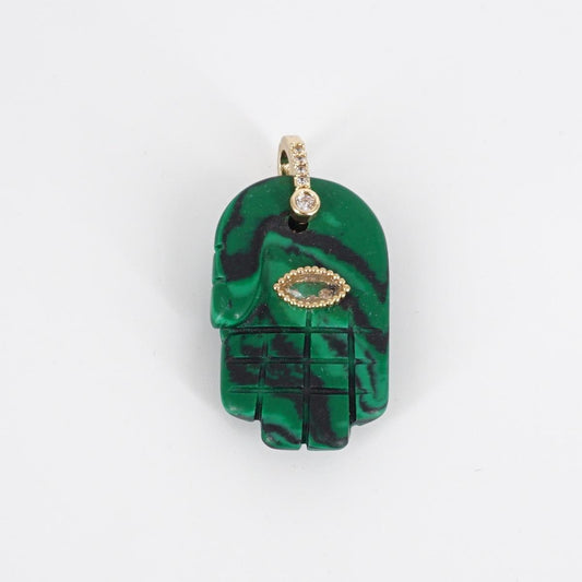 Charm mano di Fatima VERDE