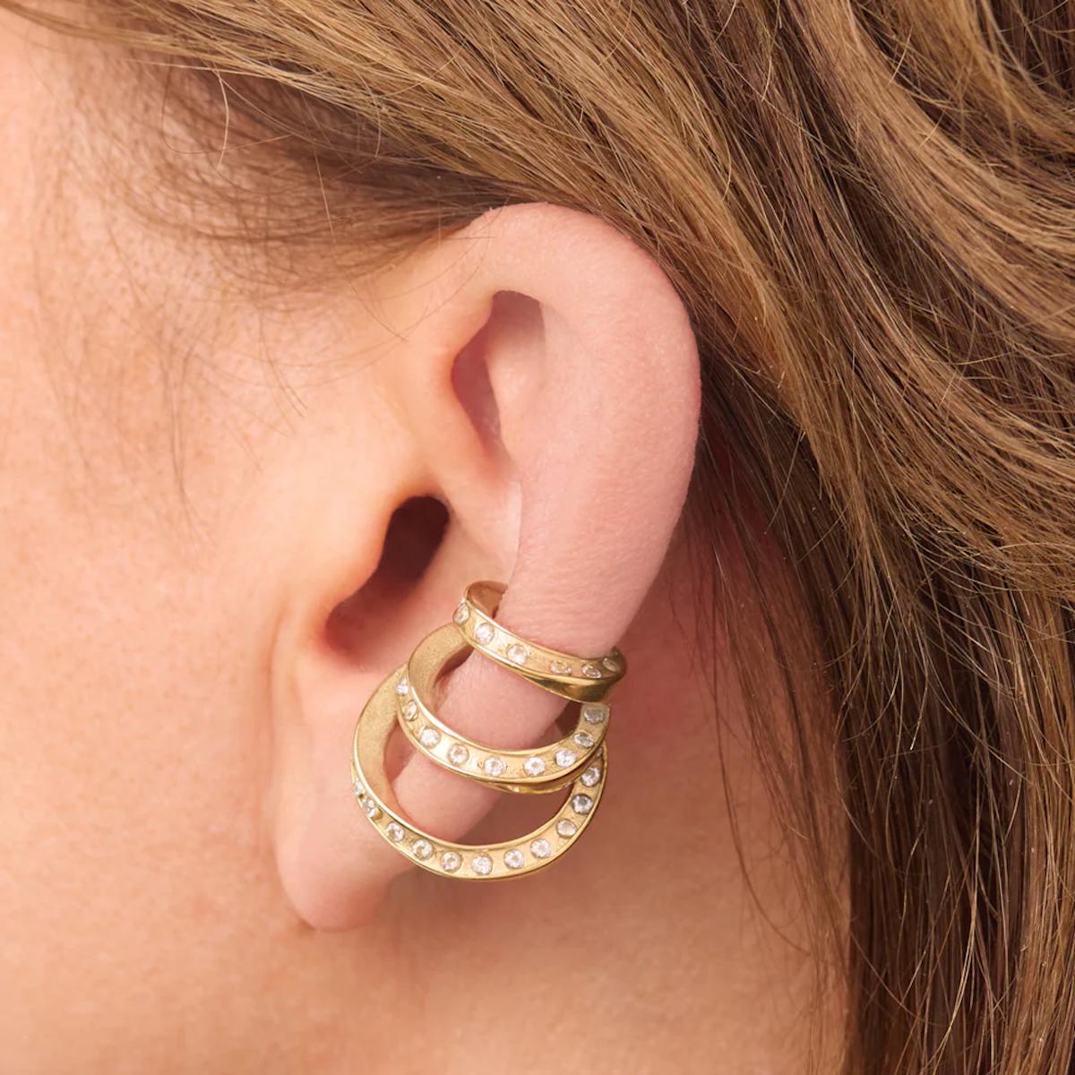 EARCUFF TRIPLO ZIRCONI EARCUFF TRIPLO ZIRCONI  YPARIS 