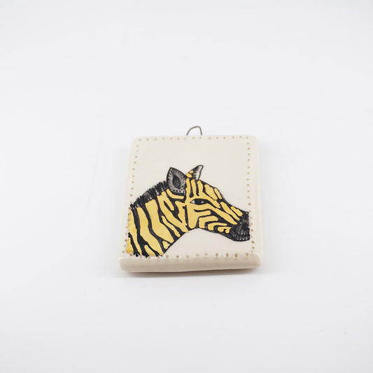 Rettangolo ZEBRA fondo bianco forato