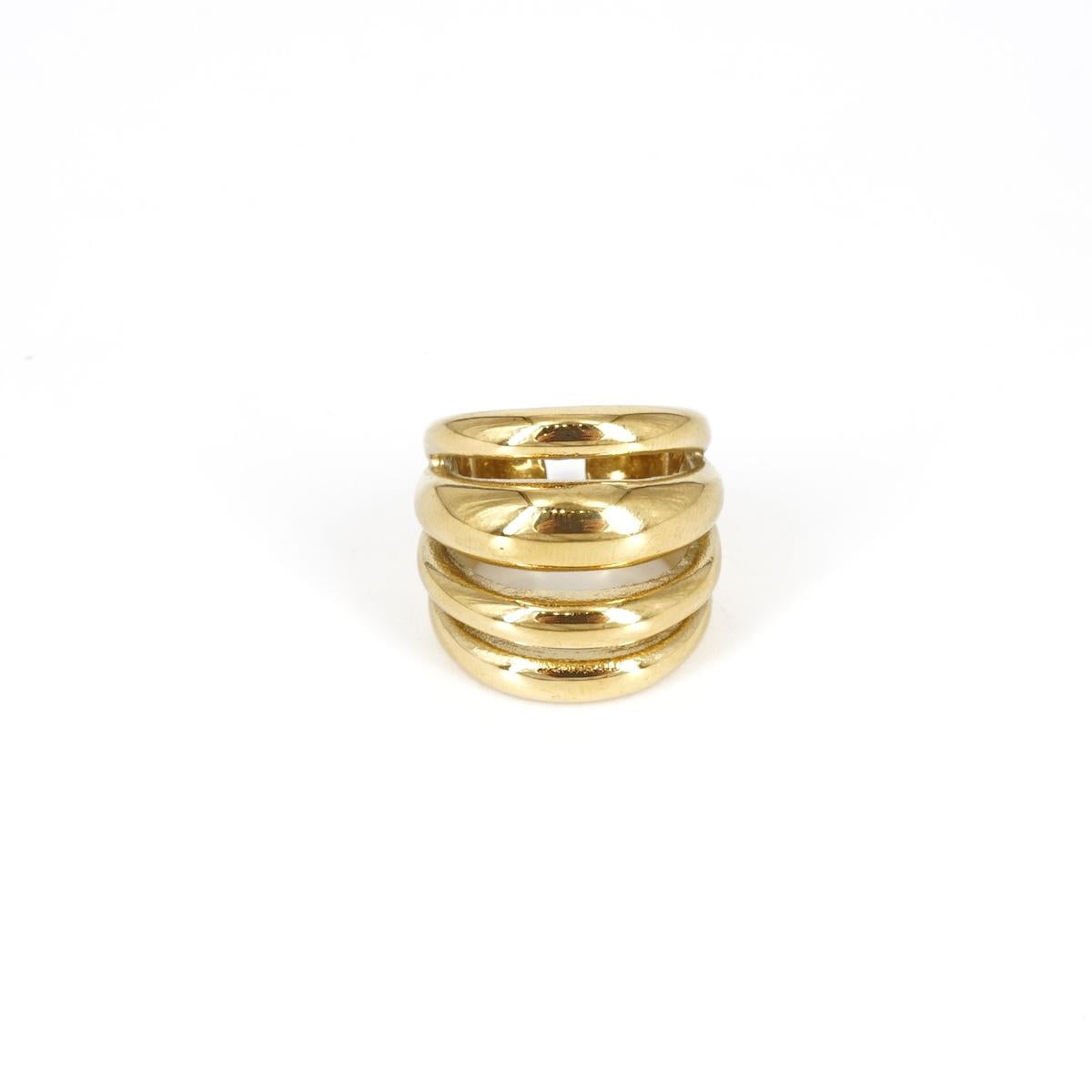ANELLO VINTAGE QUATTRO RIGHE ANELLO BIG VINTAGE QUATTRO RIGHE SOPHIE GIOIELLI 