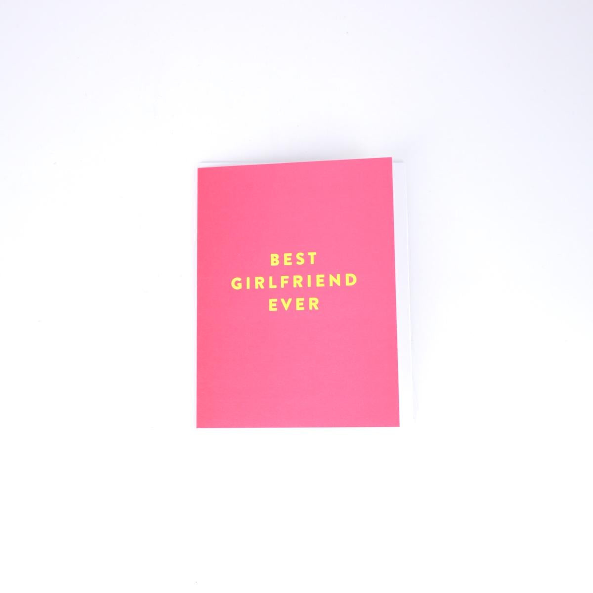 Card BEST GIRLFRIEND EVER CARD BEST GIRLFRIEND EVER  BLUEQ 