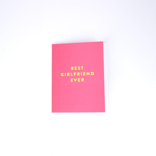 Card BEST GIRLFRIEND EVER CARD BEST GIRLFRIEND EVER  BLUEQ 
