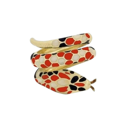 Red Snake Ring
