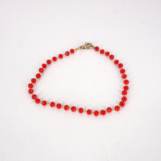 BRACCIALE ROSARIO SEMPLICE ROSSO BRACCIALE ROSARIO ROSSO SVEVA 