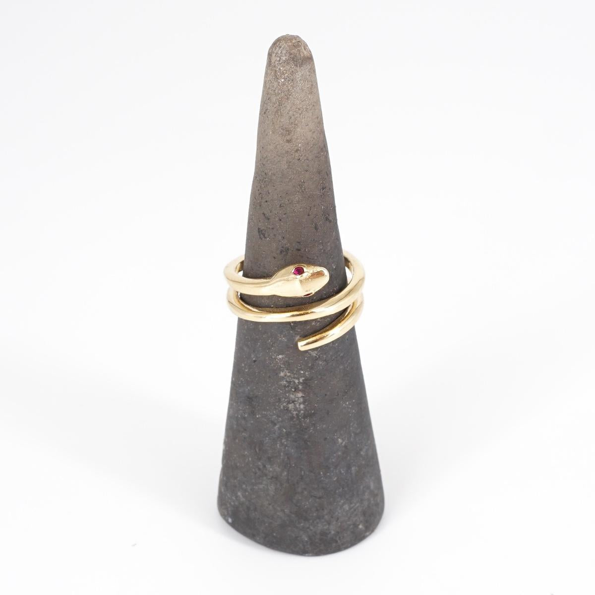 Red Snake Ring