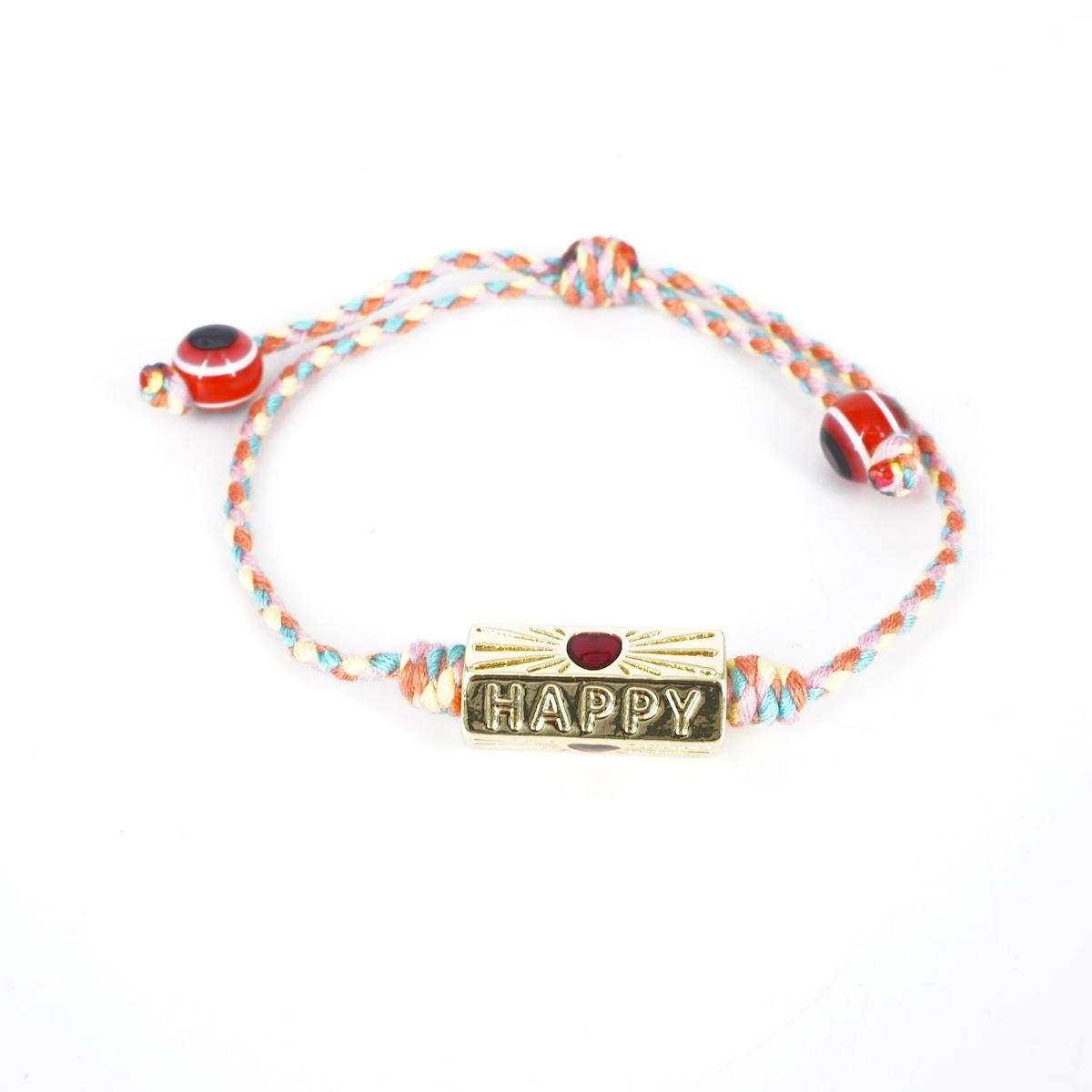 BRACCIALE CORDINO SCRIGNO HAPPY BRACCIALE CORDINO SCRIGNO HAPPY ORO SOPHIE GIOIELLI 