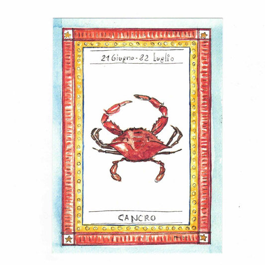 Cartolina zodiaco CANCRO
