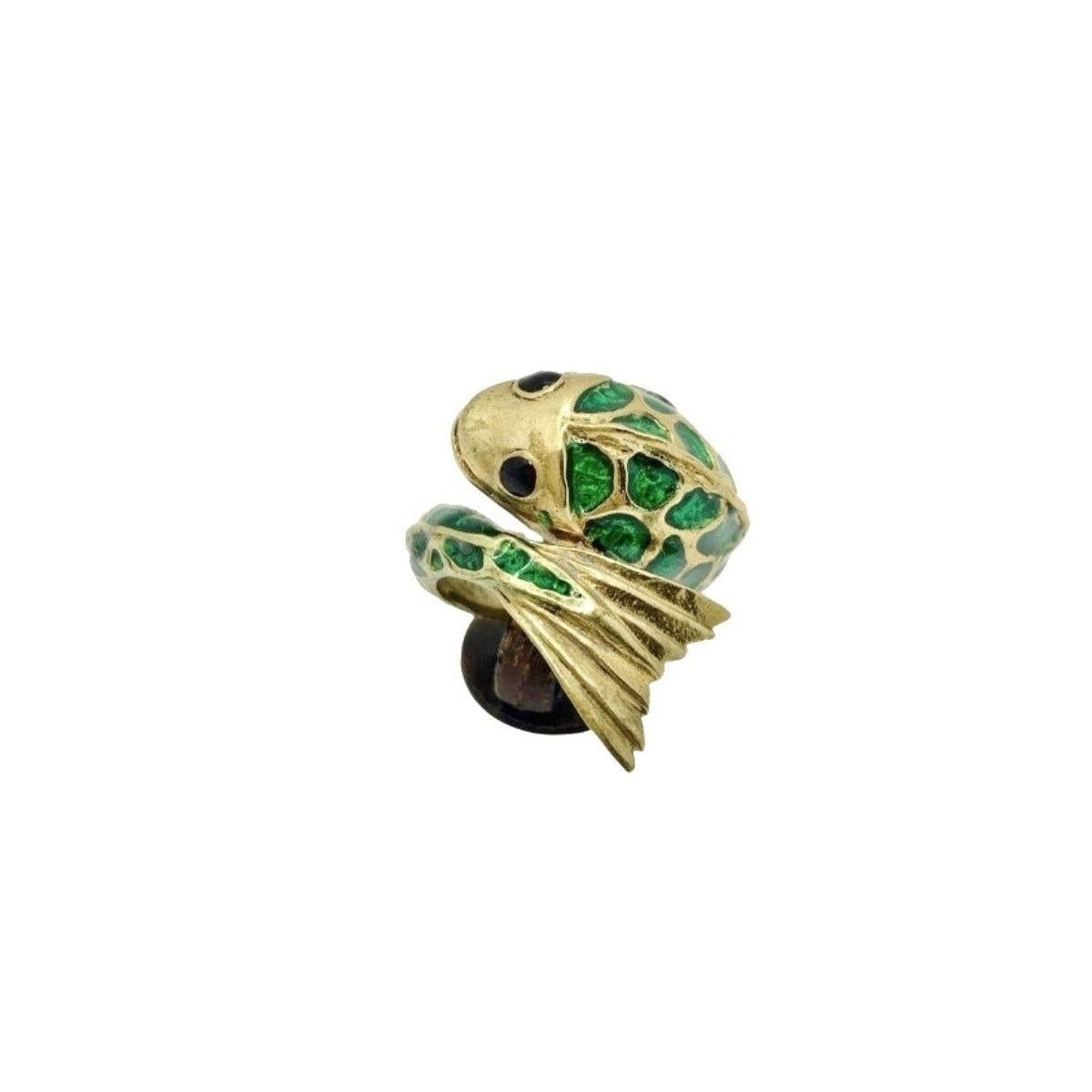 MONDO E COLORI ANELLO CARPA VERDE