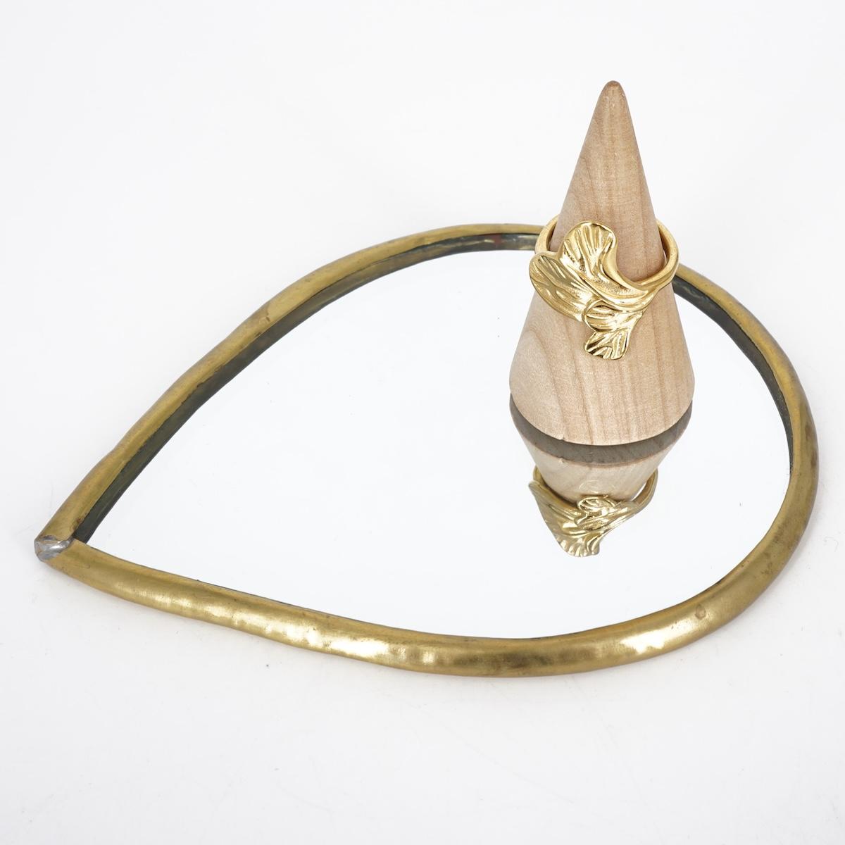 ANELLO FOGLIA ABBRACCIO ANELLO FOGLIOLINE ABBRACCIO SOPHIE GIOIELLI 
