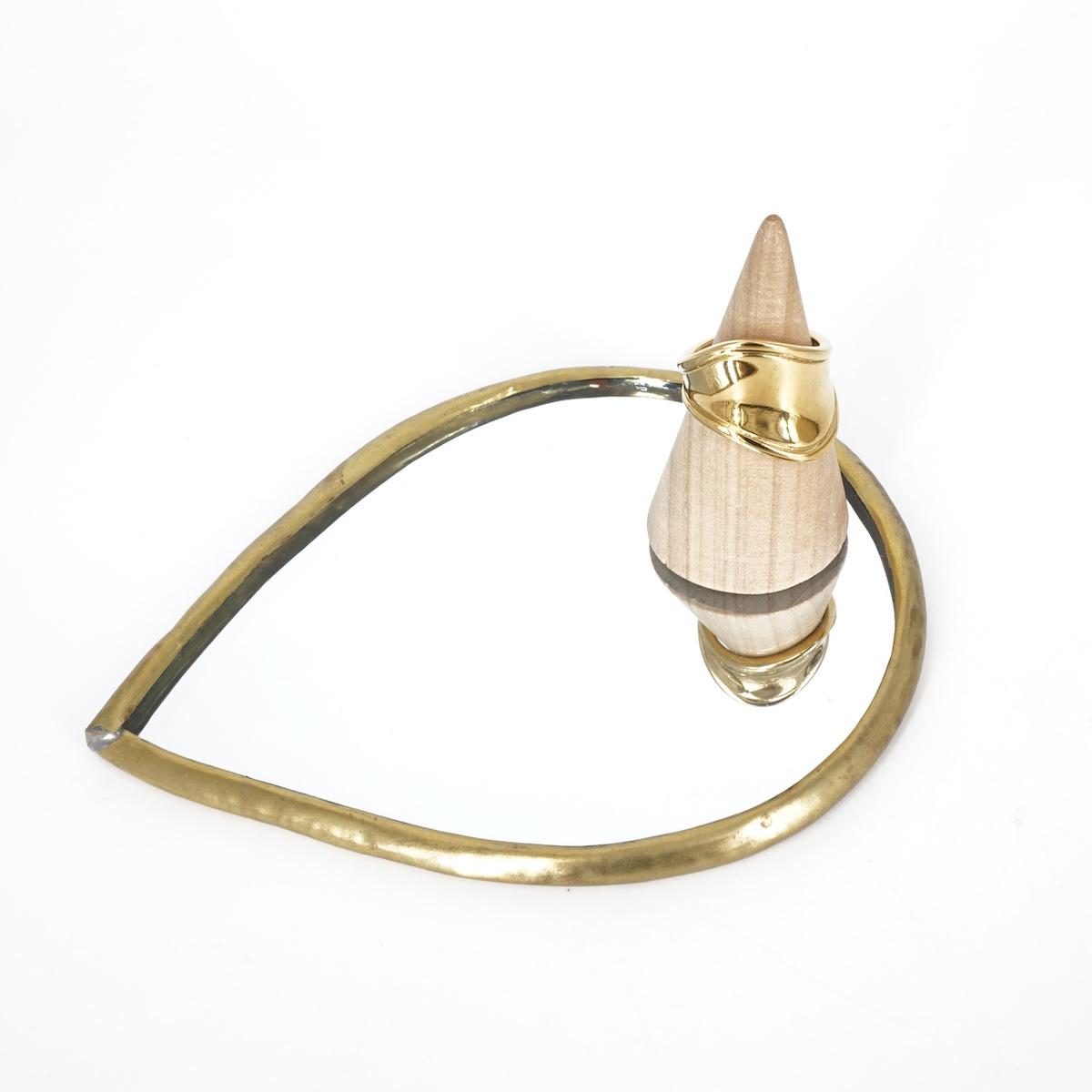 ANELLO SBILENCO RIGATO ANELLO SBILENCO RIGATO SOPHIE GIOIELLI 