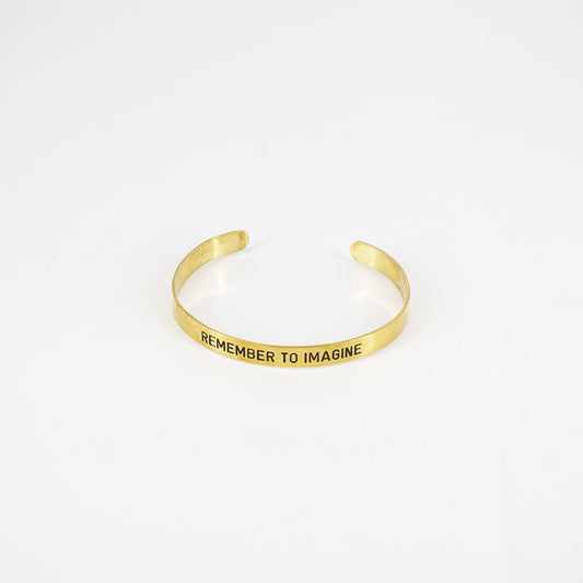 Bracciale fascia sottile REMEMBER TO IMAGINE