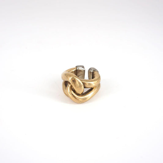 Anello NODO tappi argento