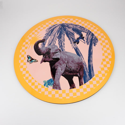 SOTTOPIATTO TONDO ELEFANTE