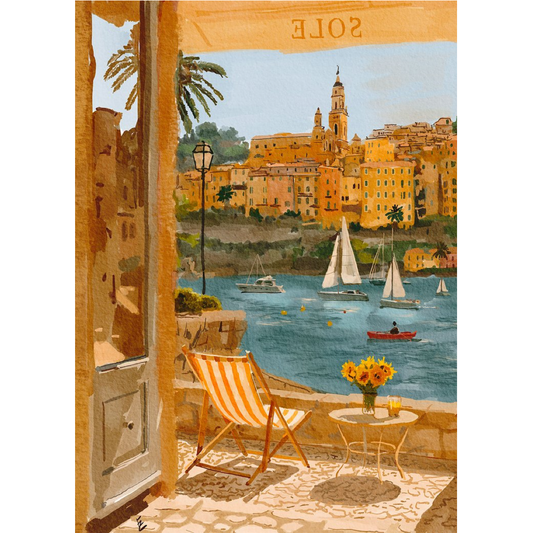 Stampa digitale July in Menton 20X30 CM STAMPA DIGITALE 20X30 JULY IN MENTON EKATERINA ZAGORSKA 