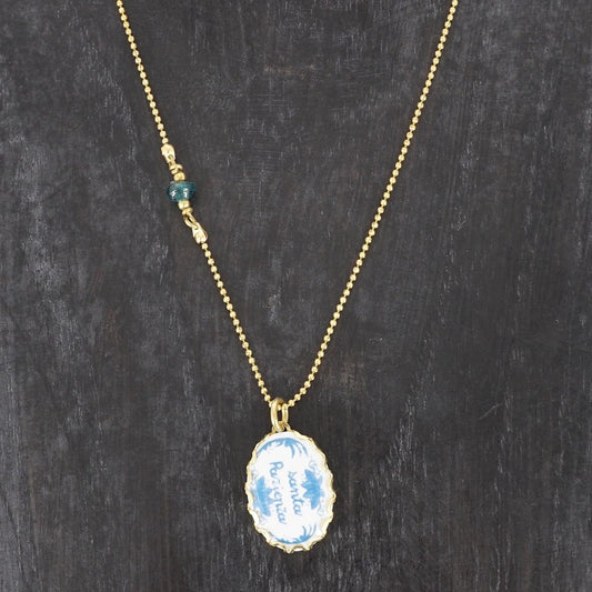 Collana SANTA PAZIENZA con perlina COLLANA SANTA PAZIENZA  BOLDISH 