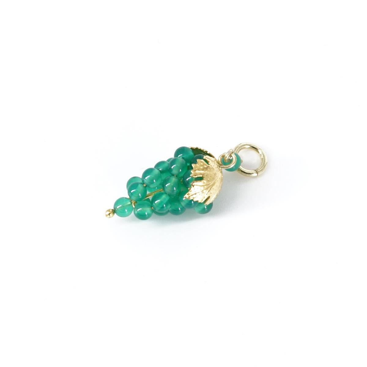 Charm GRAPPOLO D'UVA VERDE SMERALDO CHARM GRAPPOLO CV VERDE CORALLO 