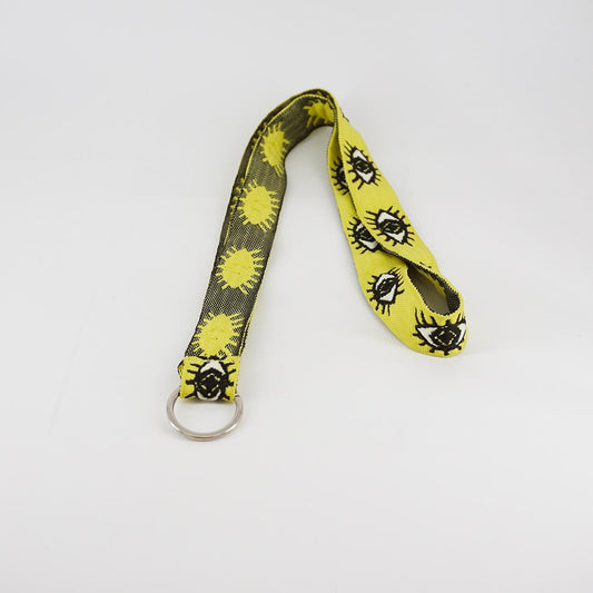 NENAS PORTACHIAVI OCCHIETTILUNGOGIALLO FLUO