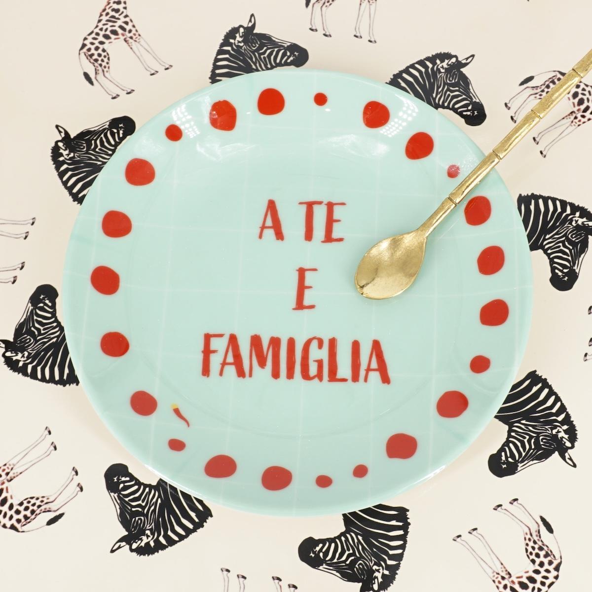 Piattino A TE E FAMIGLIA PIATTINO A TE E FAMIGLIA  Palermouno 