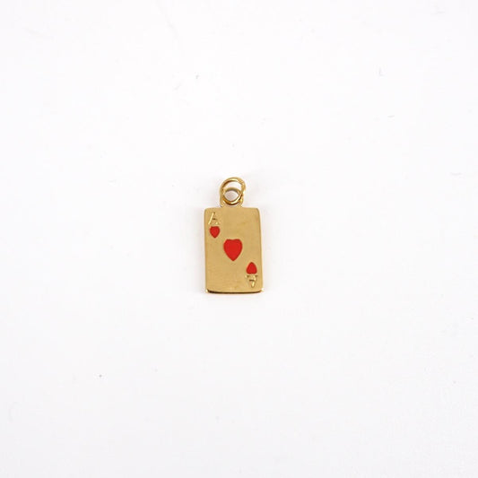 SOPHIE GIOIELLI CHARM CARTA XSASSO CUORI