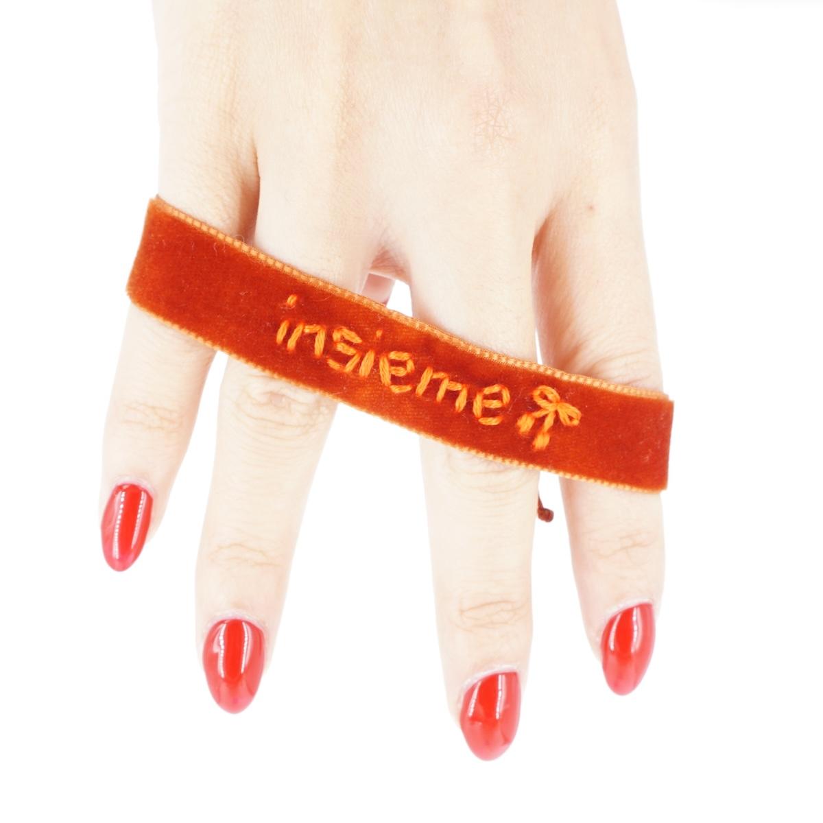 Bracciale in velluto INSIEME BRACCIALE VELLUTO INSIEME NOMADEA 