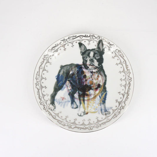 FRENCH BULLDOG tea plate