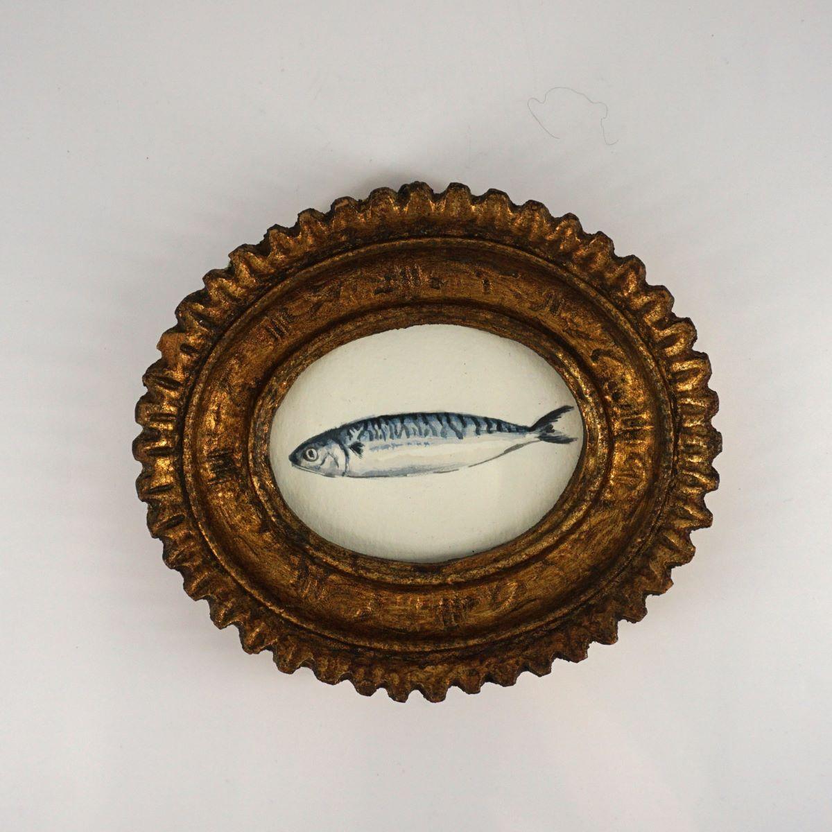 Quadretto SGOMBER SCOMBRUS CORNICE OVALE DECORATA