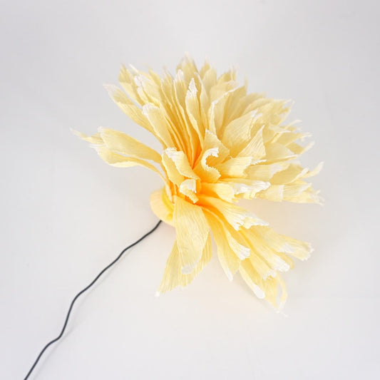Paper flower PALE YELLOW