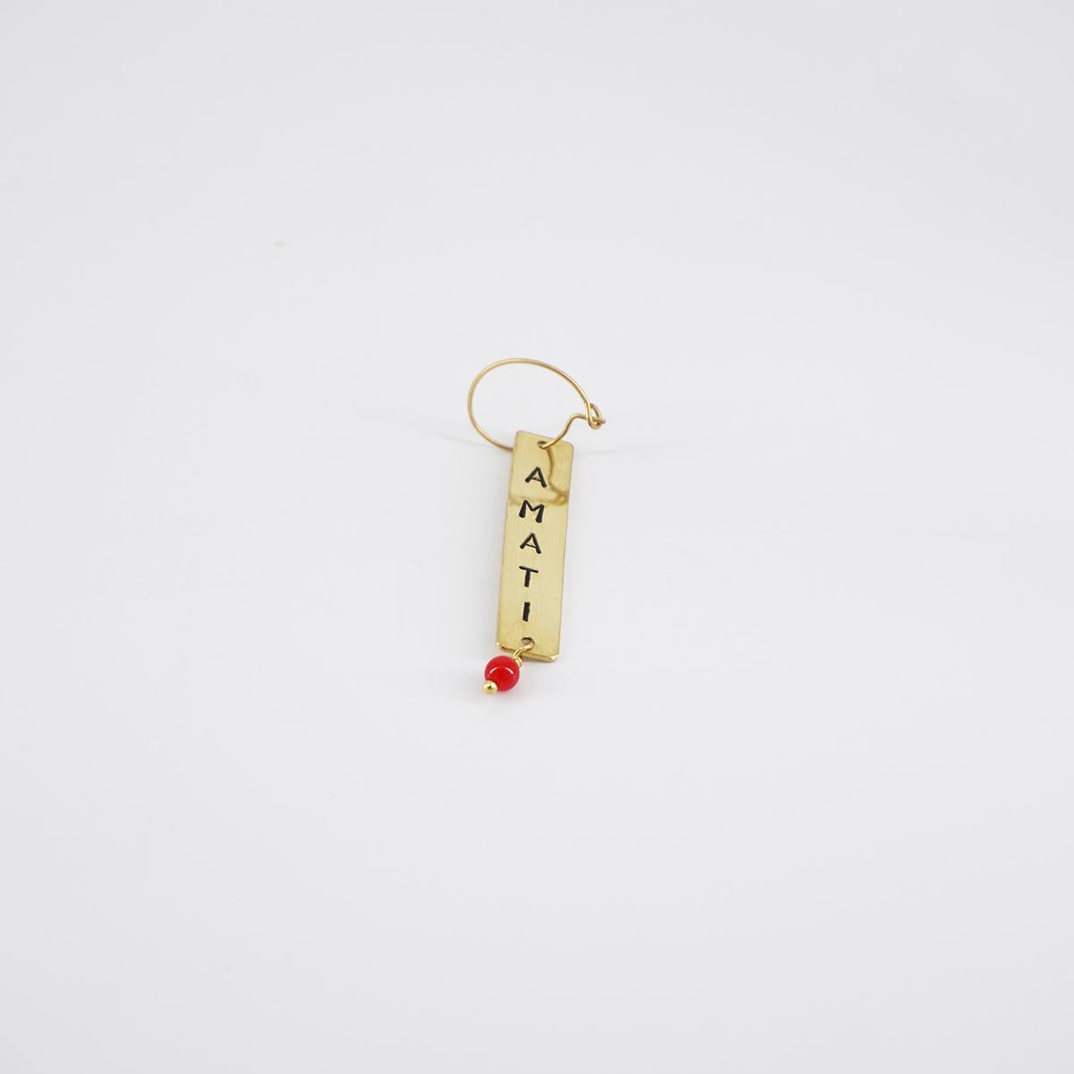 Orecchino AMATI + perlina