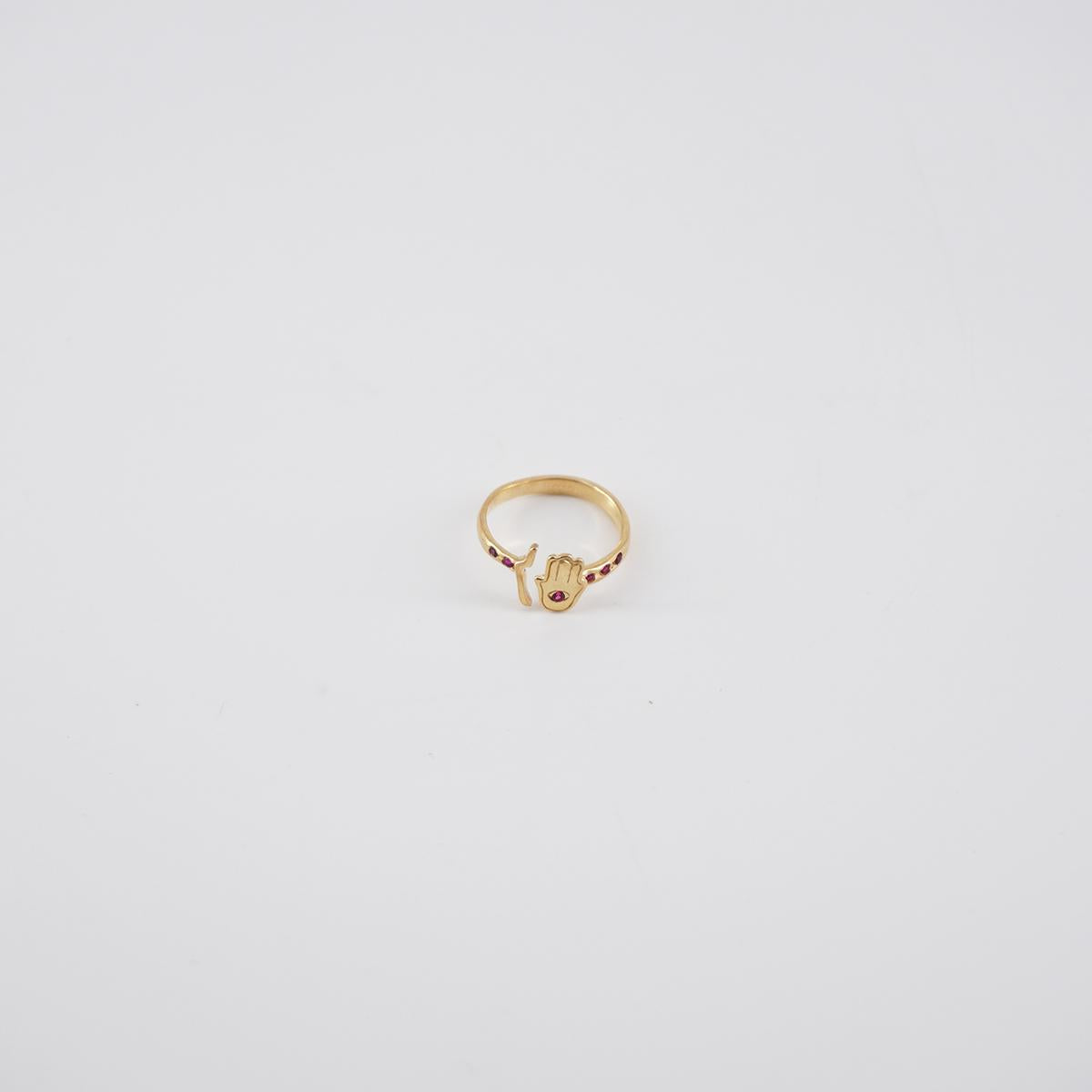 Niani ANELLO FATIMA ROSSO
