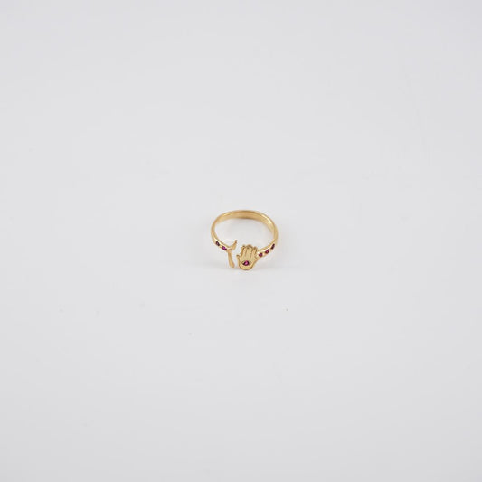 Niani ANELLO FATIMA ROSSO