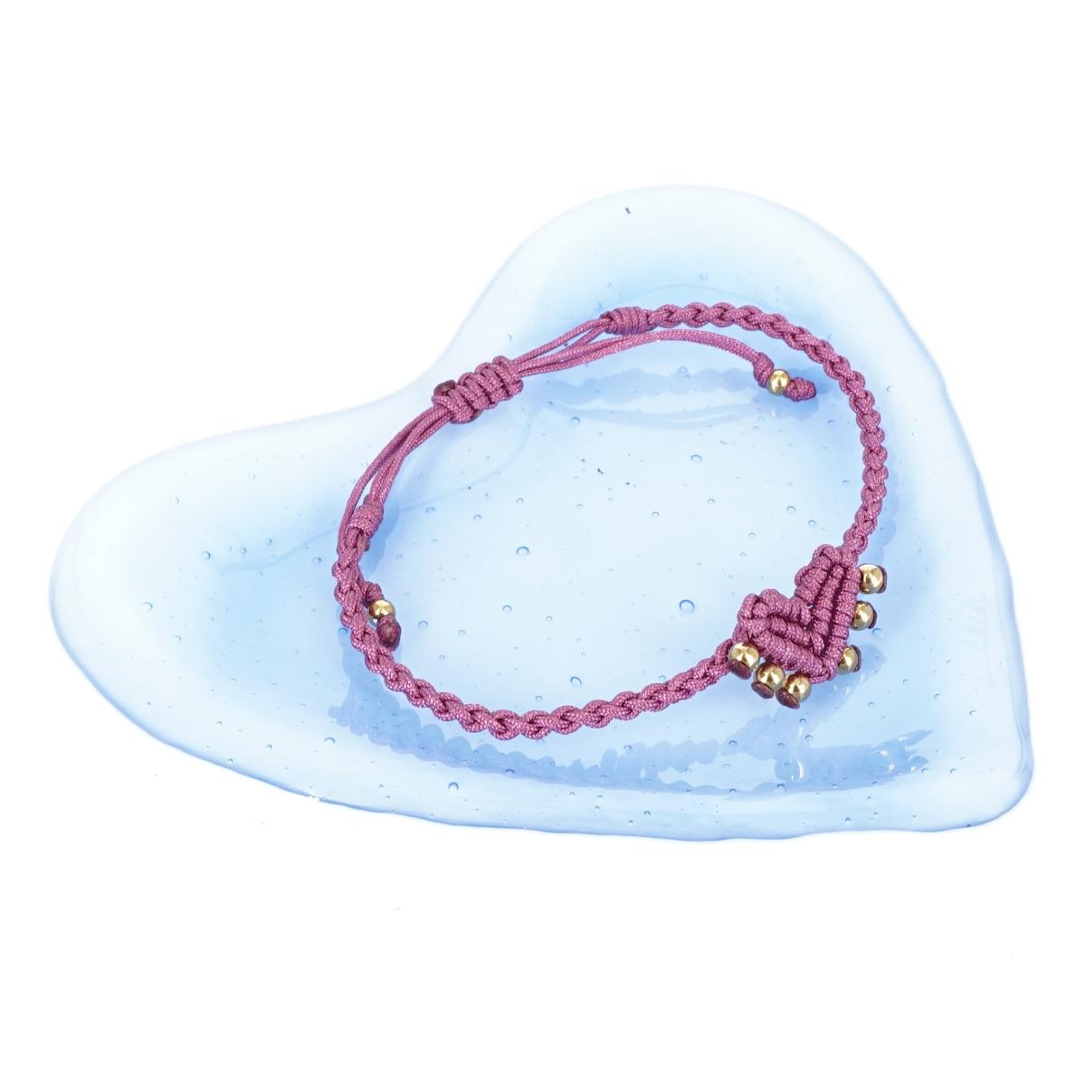 Bracciale CUORE SACRO con borchie ROSA ANTICO BRACCIALE CUORE SACRO BORCHIE ROSA ANTICO NOMADEA 