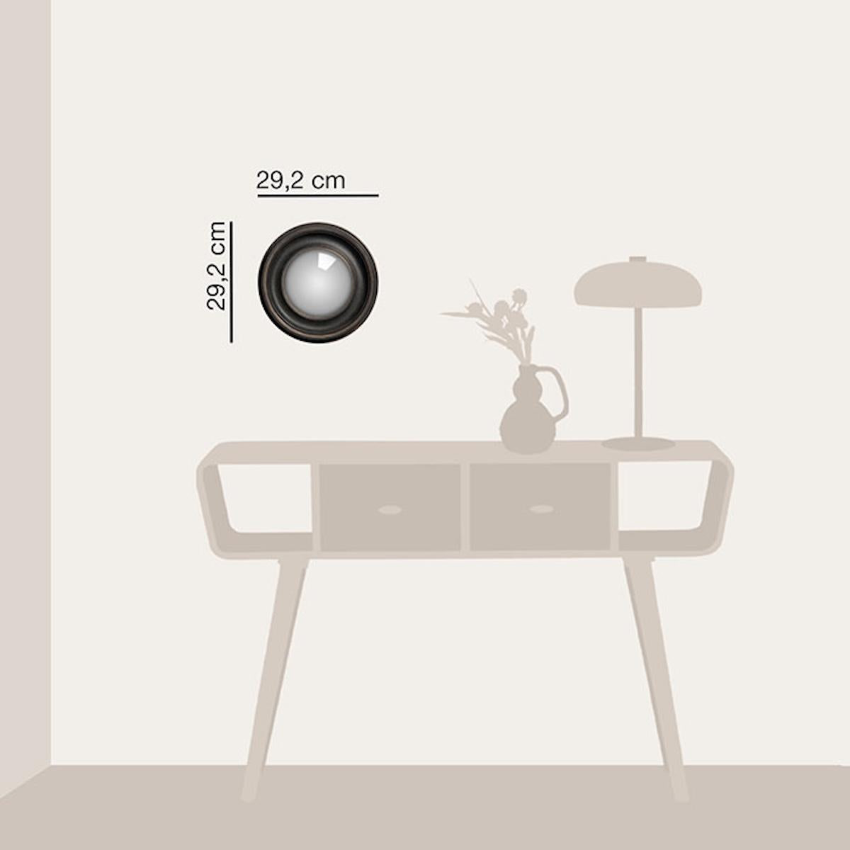 Specchio convesso NERO medium