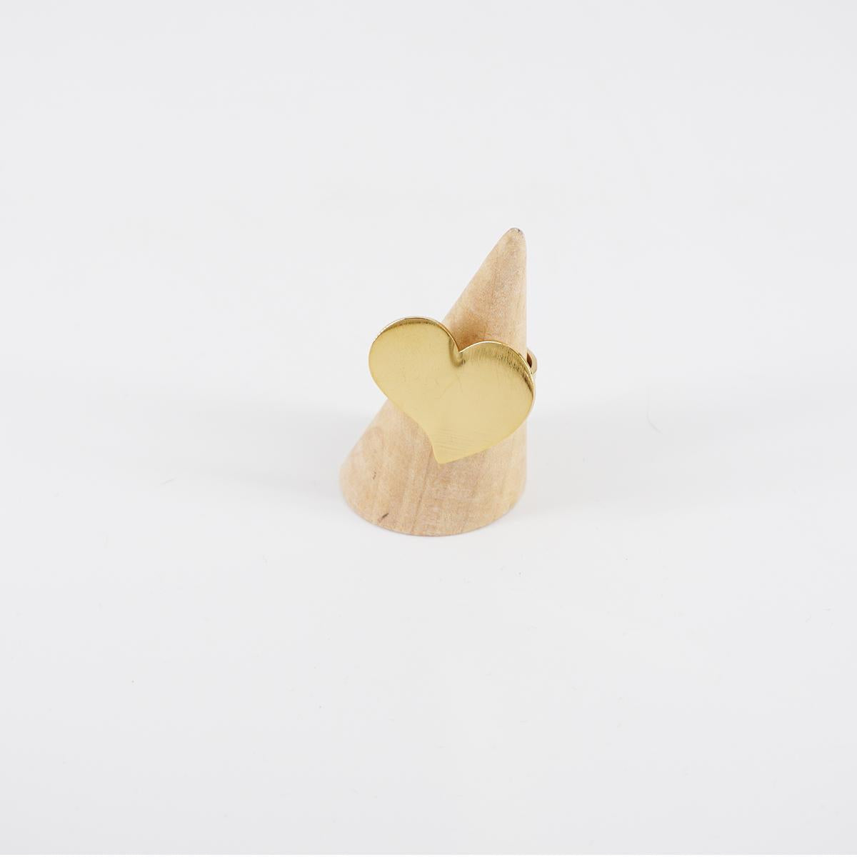 Anello CUORE PIATTO