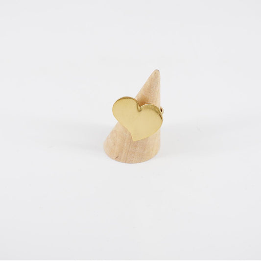 Anello CUORE PIATTO