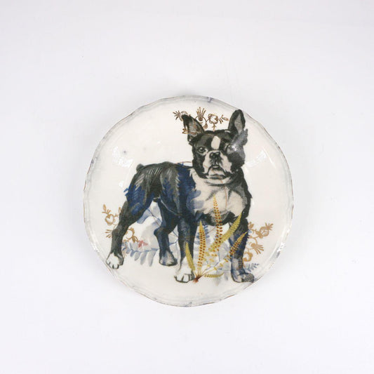 FRENCH BULLDOG coffee plate