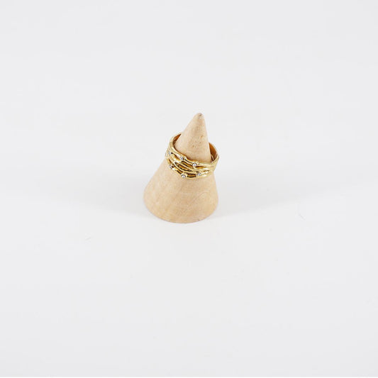 Anello MULTIFILO MARTELLATO STRASS SMALL ANELLO MULTIFILO MARTELLATO STRASS SMALL SOPHIE GIOIELLI 