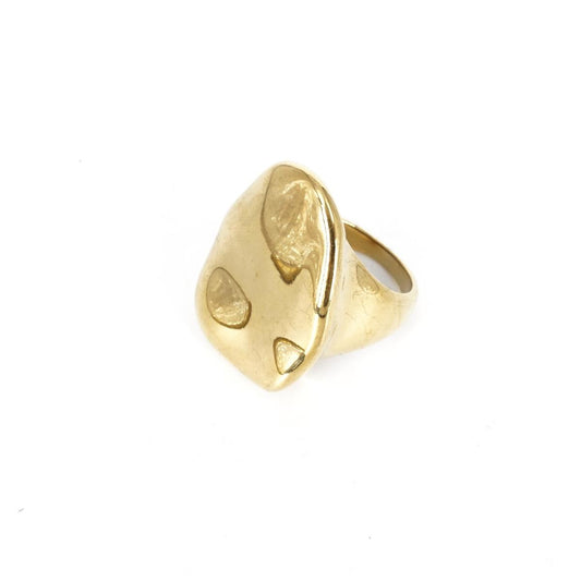 ANELLO BIG OVALE MELTED ANELLO BIG OVALE MELTED SOPHIE GIOIELLI 