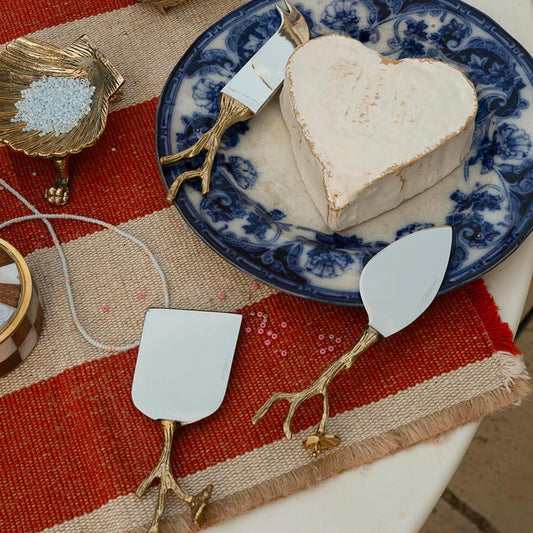 Server floreale COLTELLO BIFORCATO