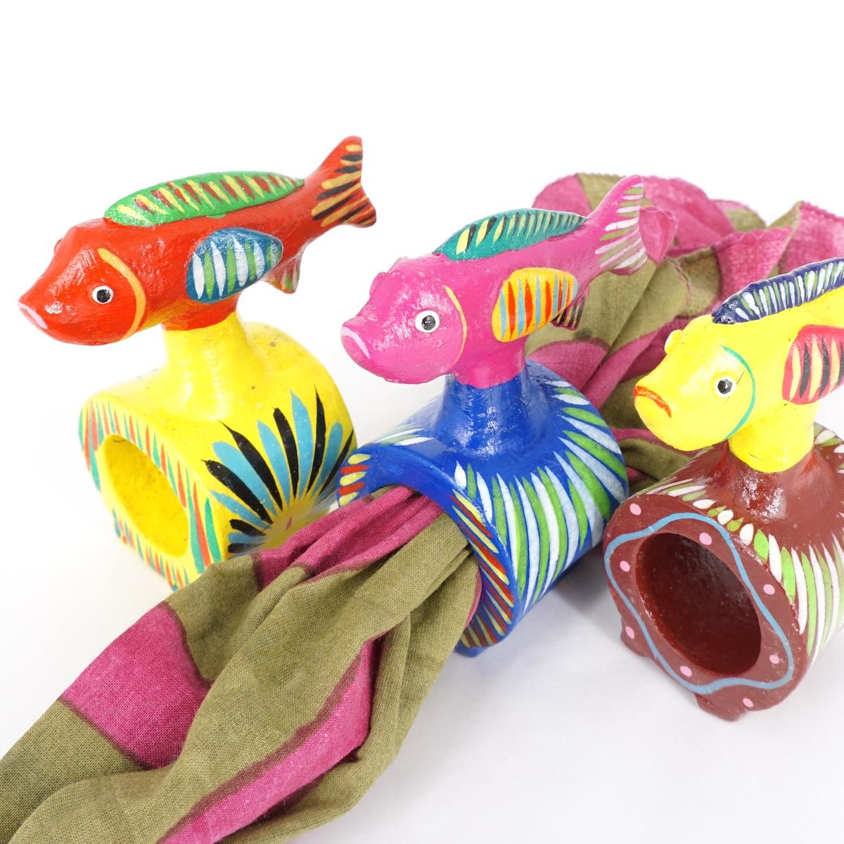 PORTA TOVAGLIOLO PESCE FUCSIA P.T. PESCE FUCSIA ORTEGA'S 