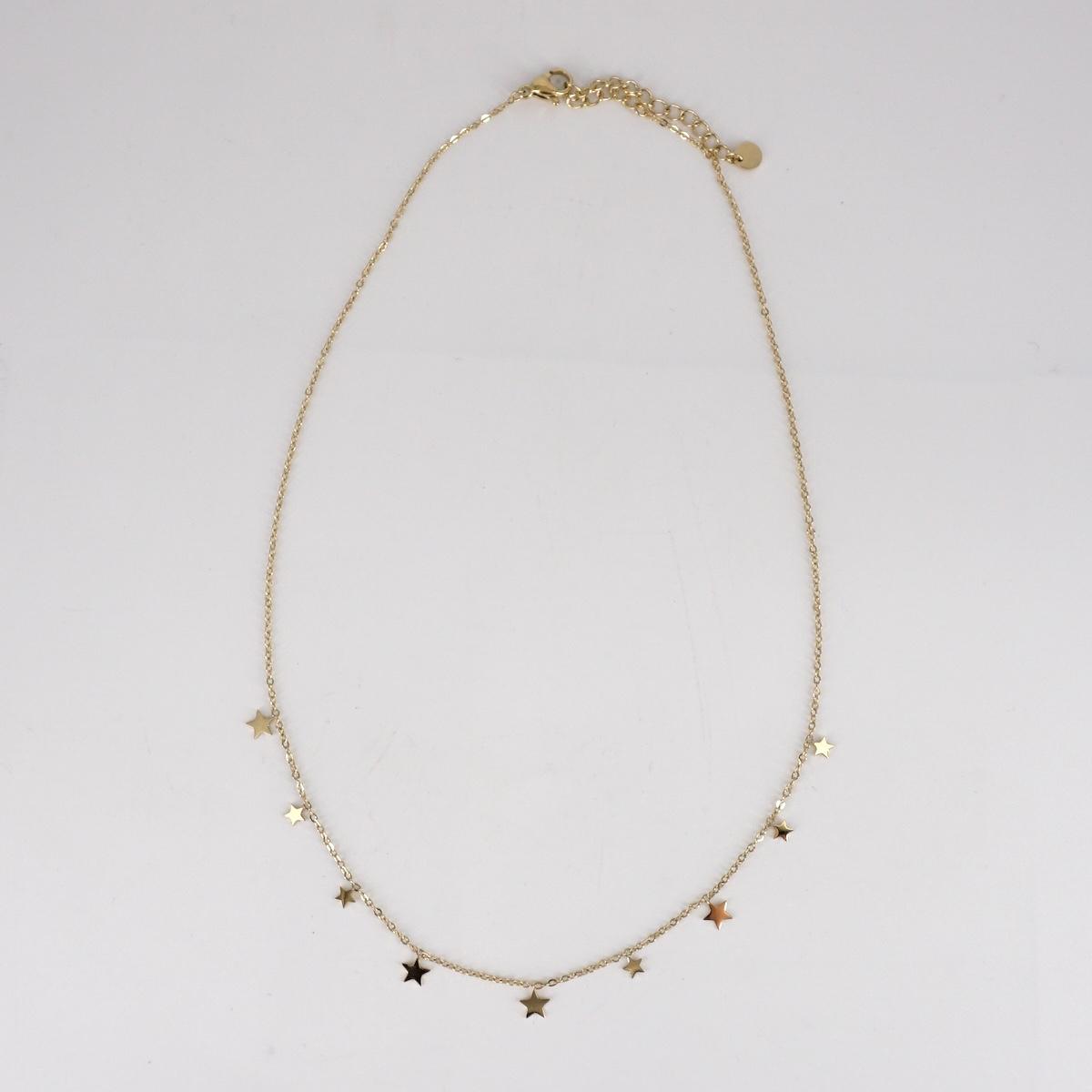 Collana dorata STELLE MIX