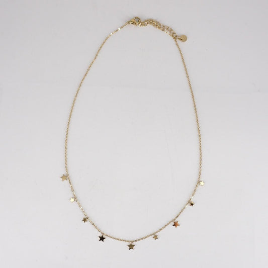 Collana dorata STELLE MIX