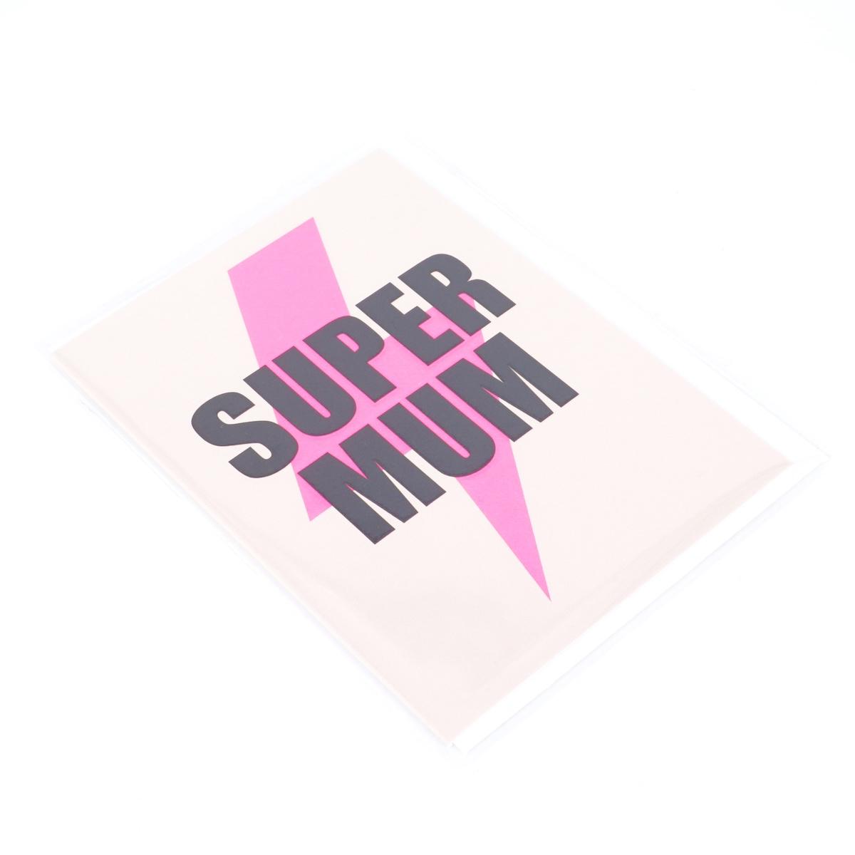 CARD SUPER MUM CARD SUPER MUM  BLUEQ 