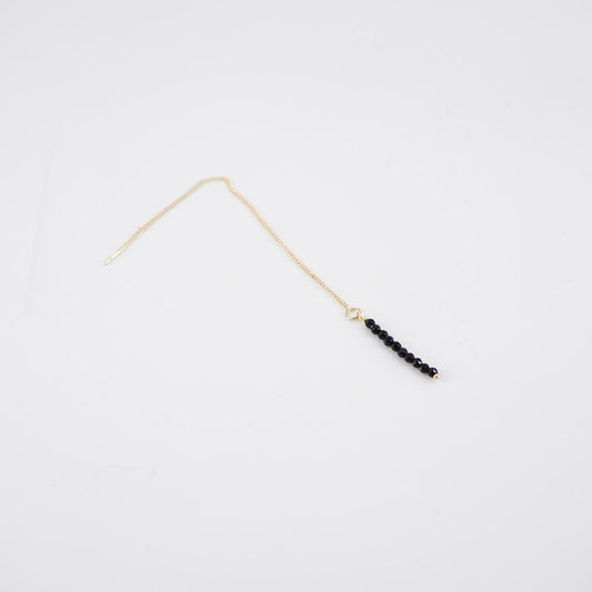 Mono earring LINEA black