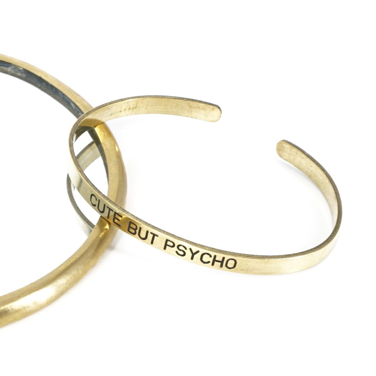 Bracciale fascia super sottile CUTE BUT PSYCHO BRACCIALE SUPER SOTTILE CUTE BUT PSYCHO BERC SOPHIE 