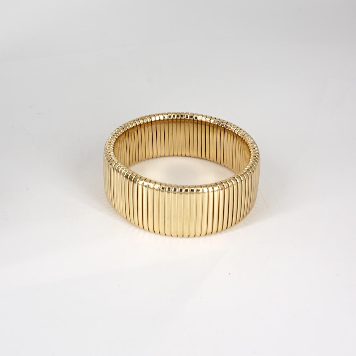 BRACCIALE TUBO GAS PIATTO BRACCIALE TUBO GAS SPESSO PIATTO SOPHIE GIOIELLI 