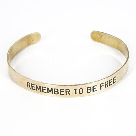 Bracciale fascia sottile REMEMBER TO BREATHE