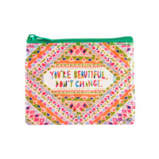Portamonete You are beautiful MINI POCHETTE YOURE BEAUTIFUL  BLUEQ 