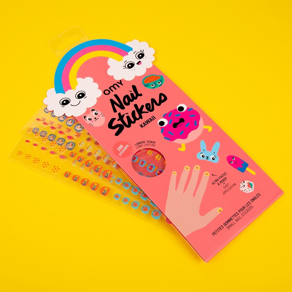STICKERS PER UNGHIE KAWAII STICKERS PER UNGHIE KAWAII OMY 